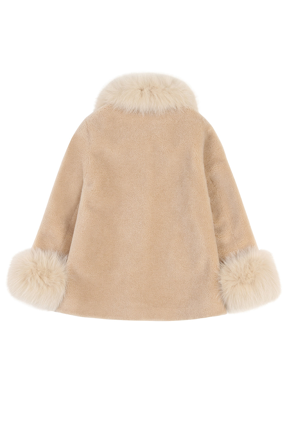 Anais Shearling Coat - Beige