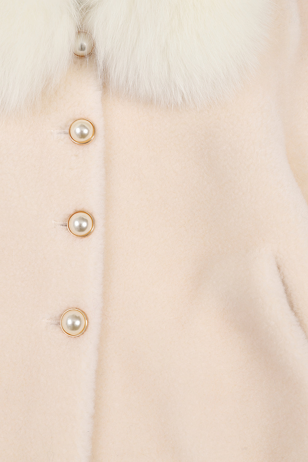 Anais Shearling Coat - Milk