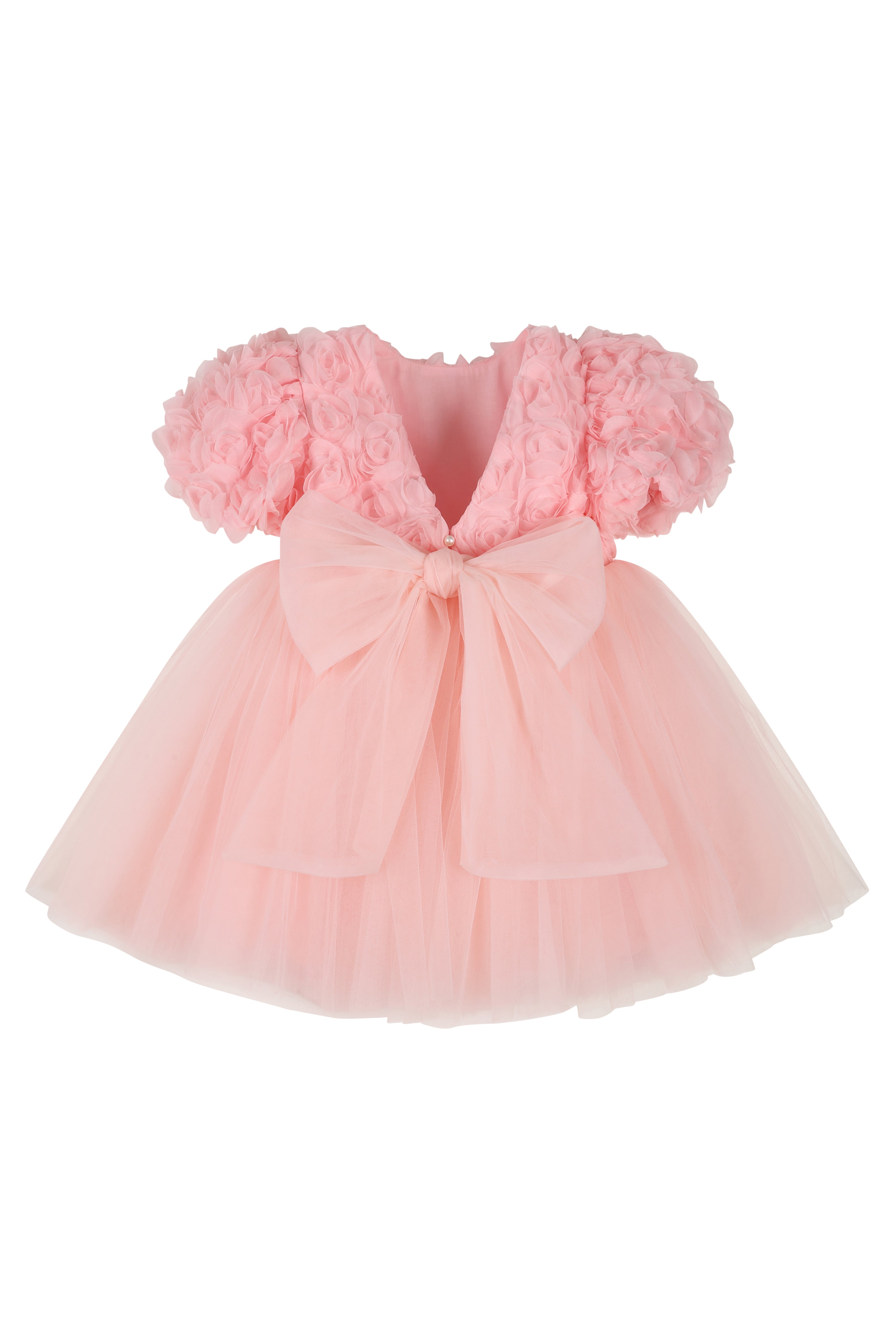Rosetta Tulle Dress - Pink (pre order dispacth w/c 31st March)