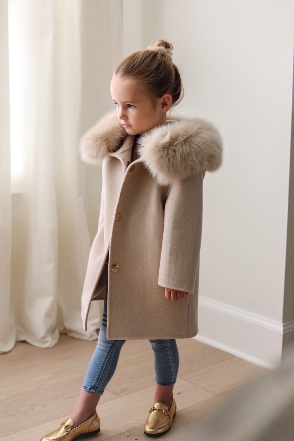 PRE ORDER - 'ELLA' cashmere coat / NUDE
