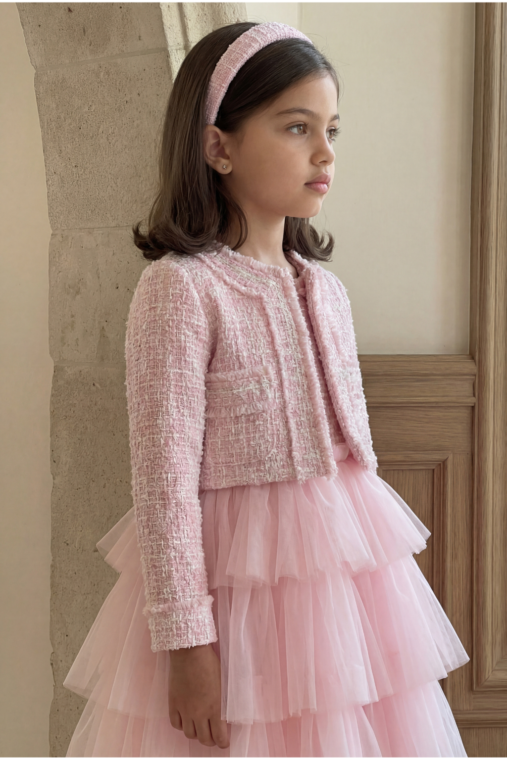 Tweed Tulle Dress & Jacket