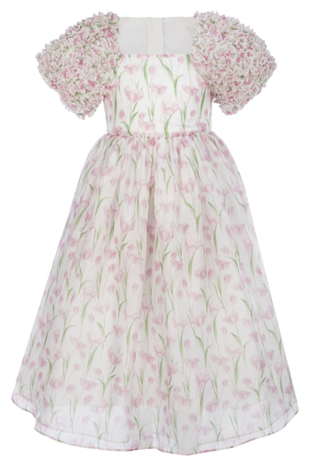 Elara Chiffon Floral Dress