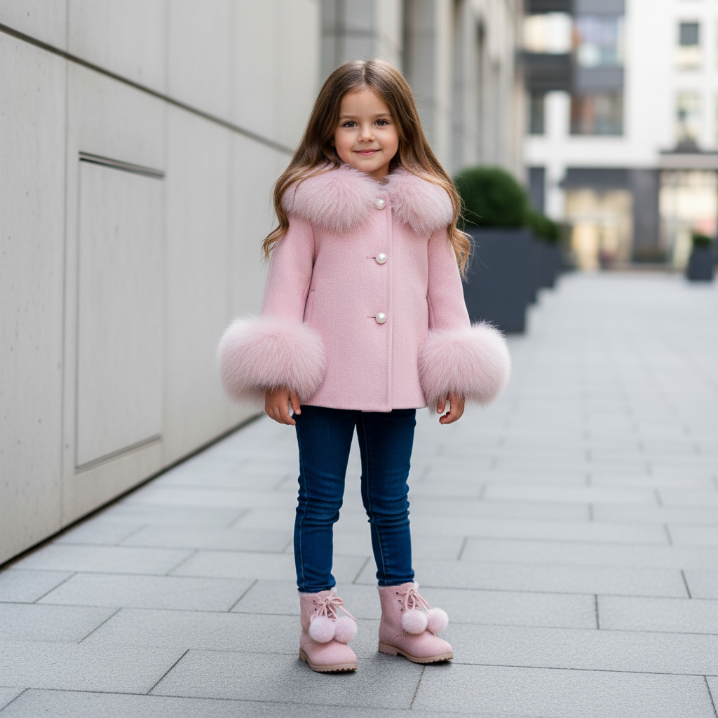 Maya Cashmere coat - PINK