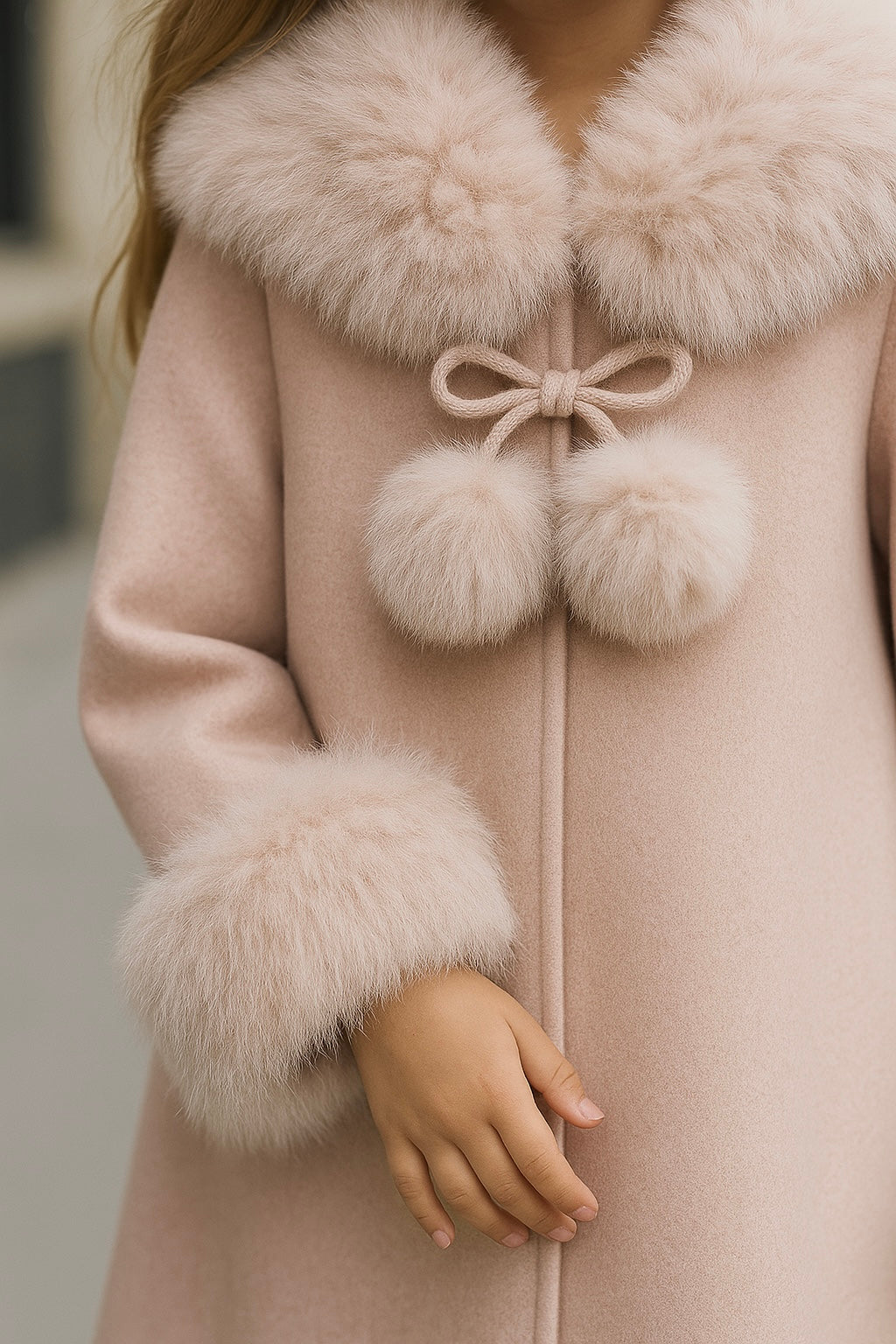 Vienna Cashmere Coat - Pink