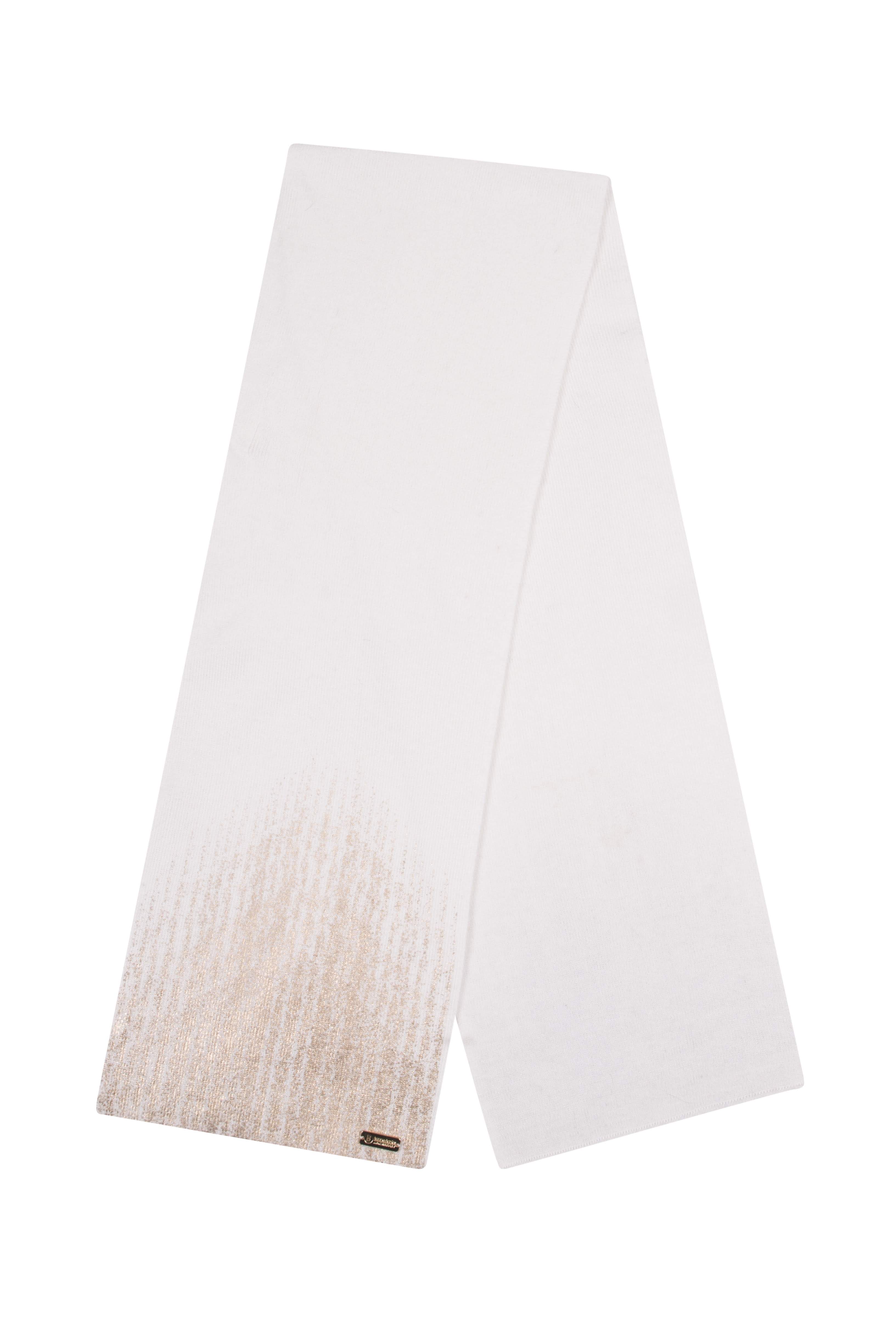 Angora 'Florence' pompom hat & scarf set / Ivory