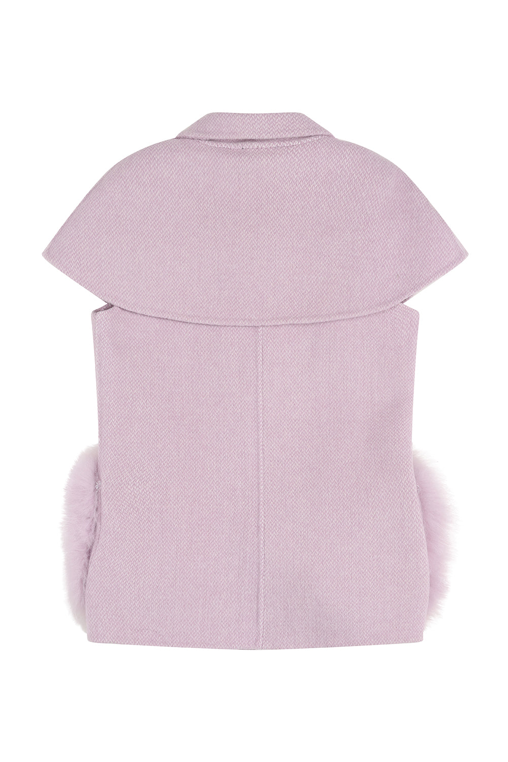 'Elise' cashmere vest - Lavender