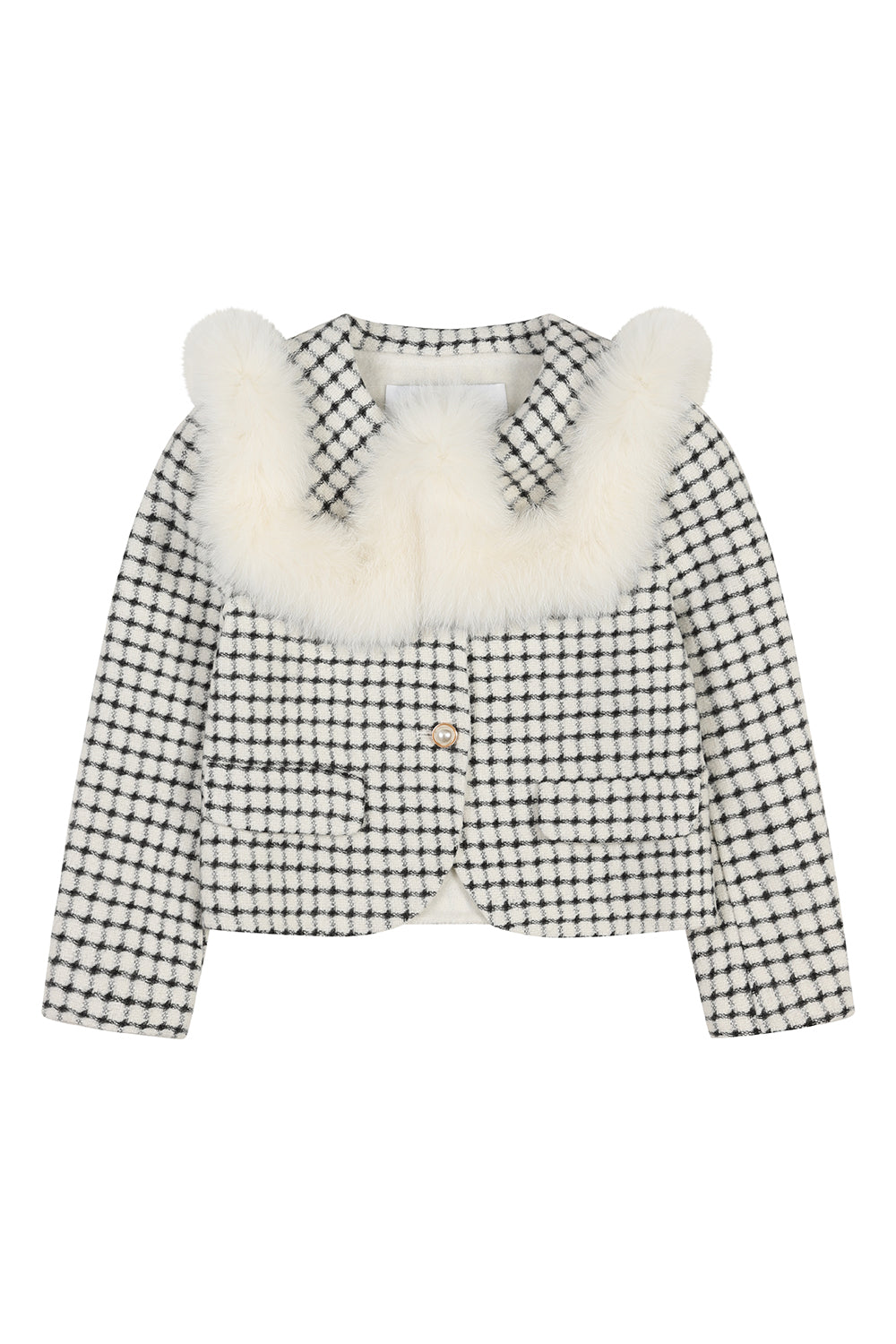 Margaux Check Cashmere Jacket