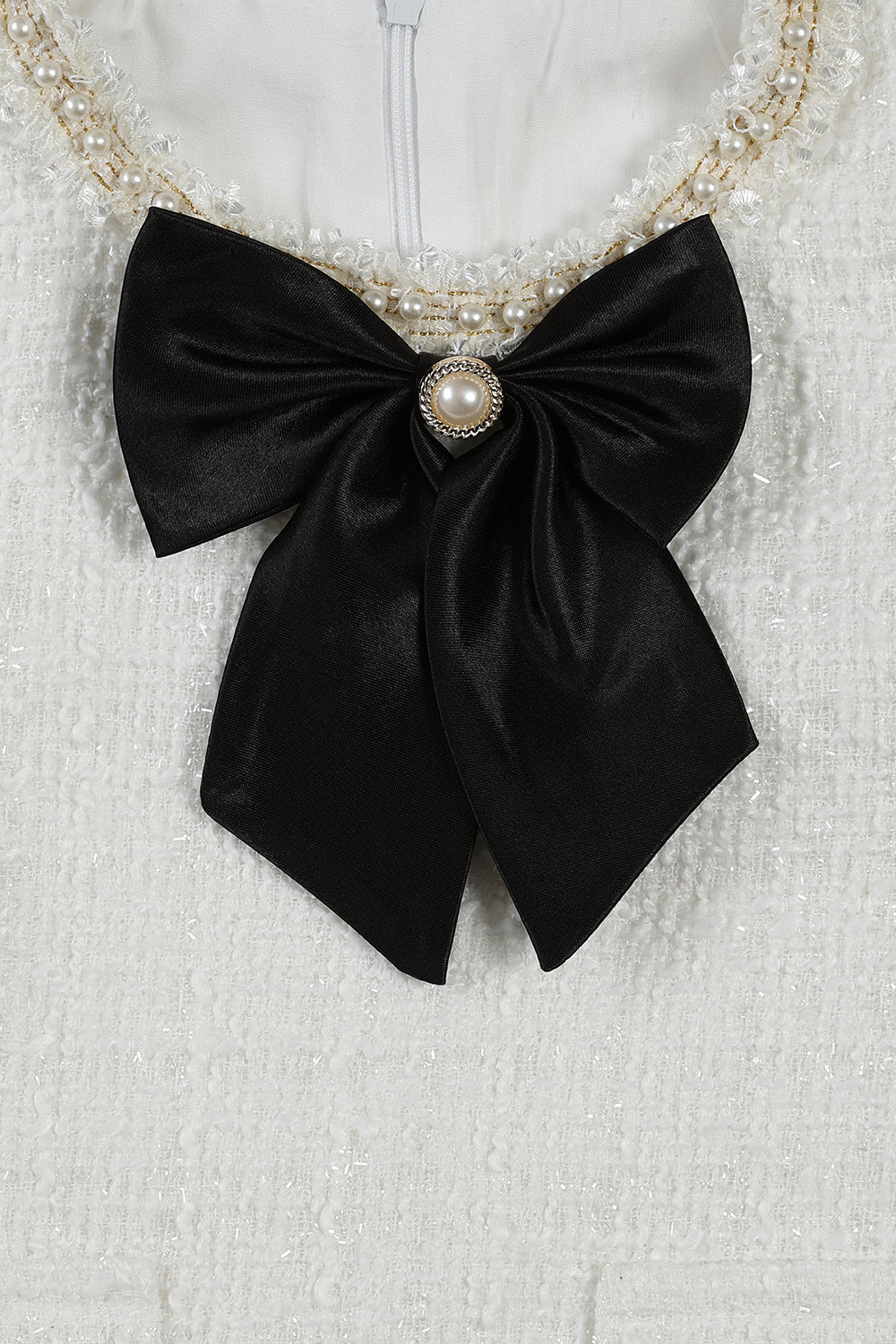 'Sabine' Pearl Bow Dress