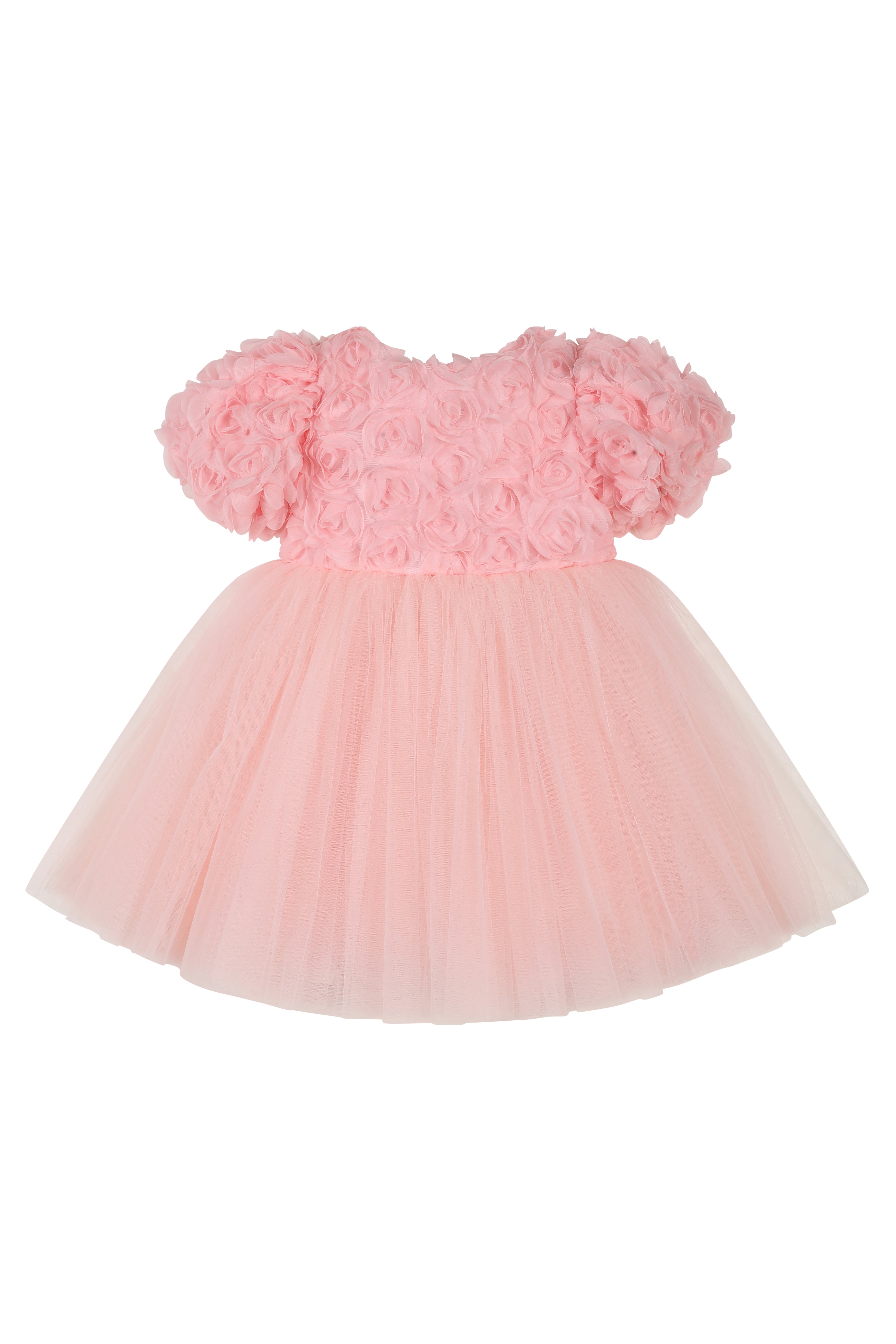 Rosetta Tulle Dress - Pink