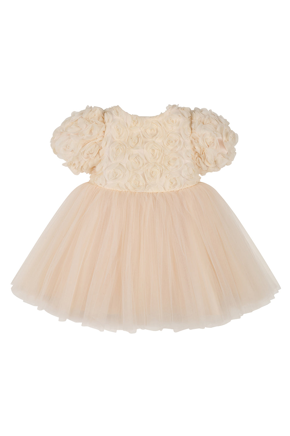 Rosetta Tulle Dress - Champagne