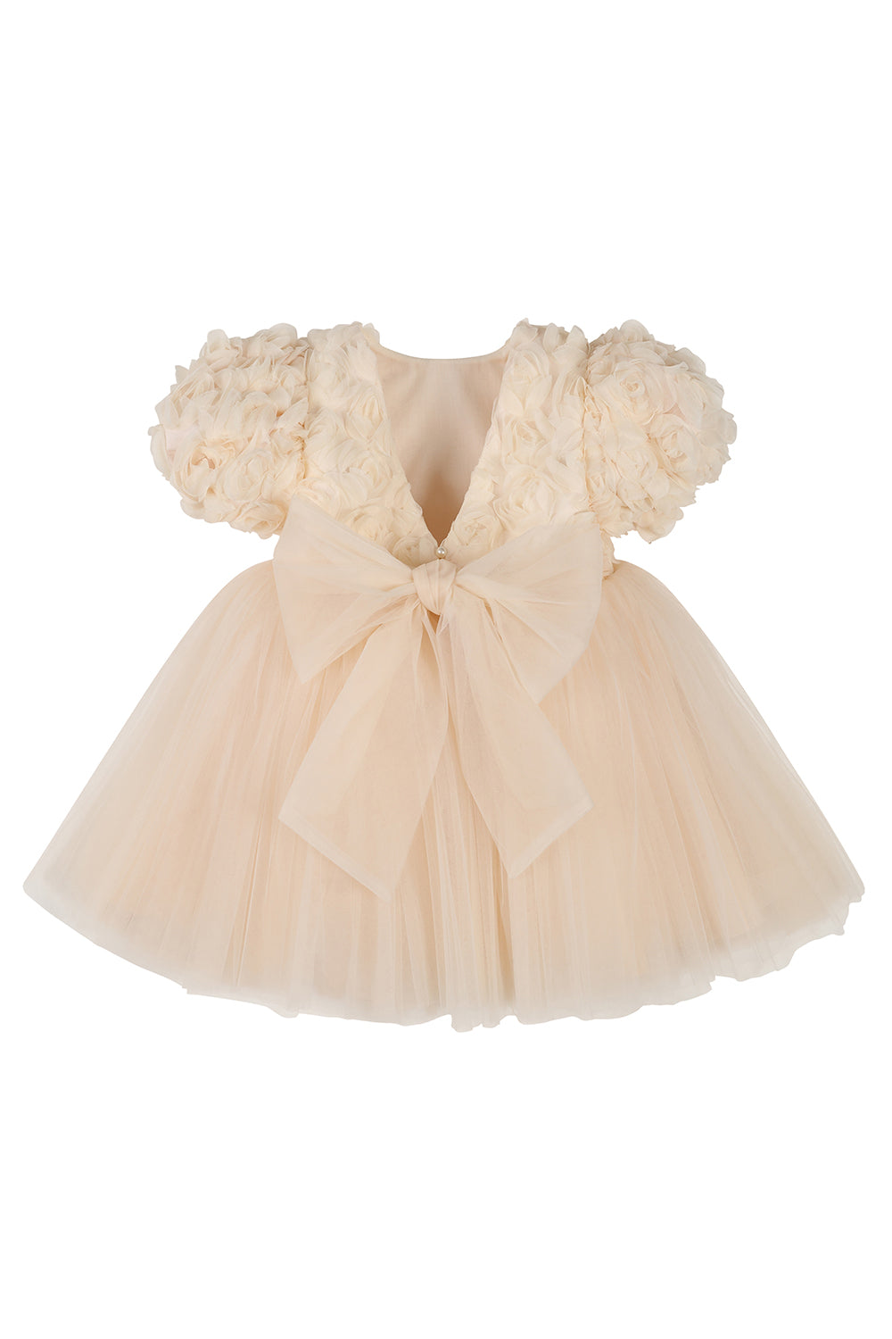 Rosetta Tulle Dress - Champagne