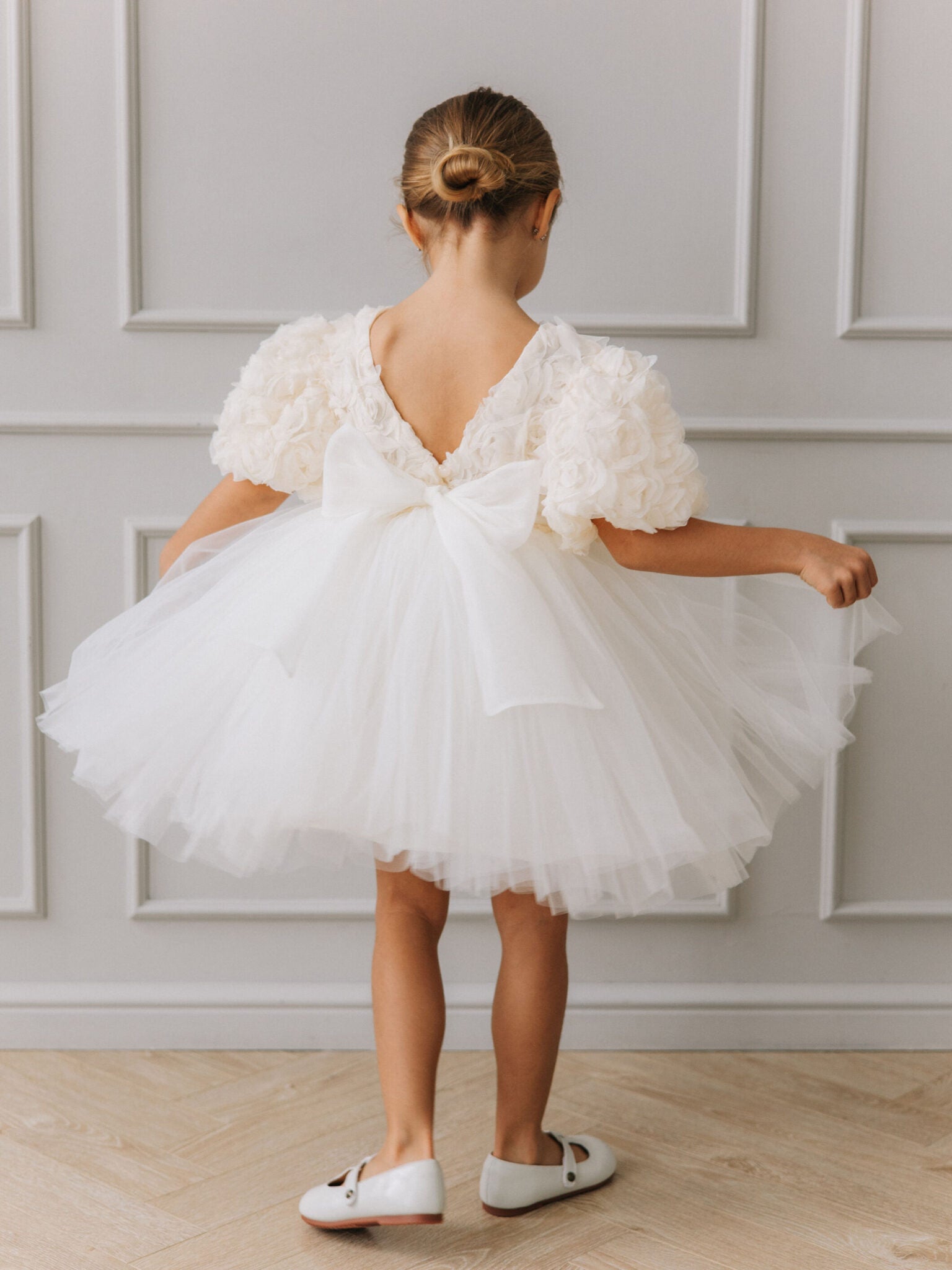 Rosetta Tulle Dress - Ivory