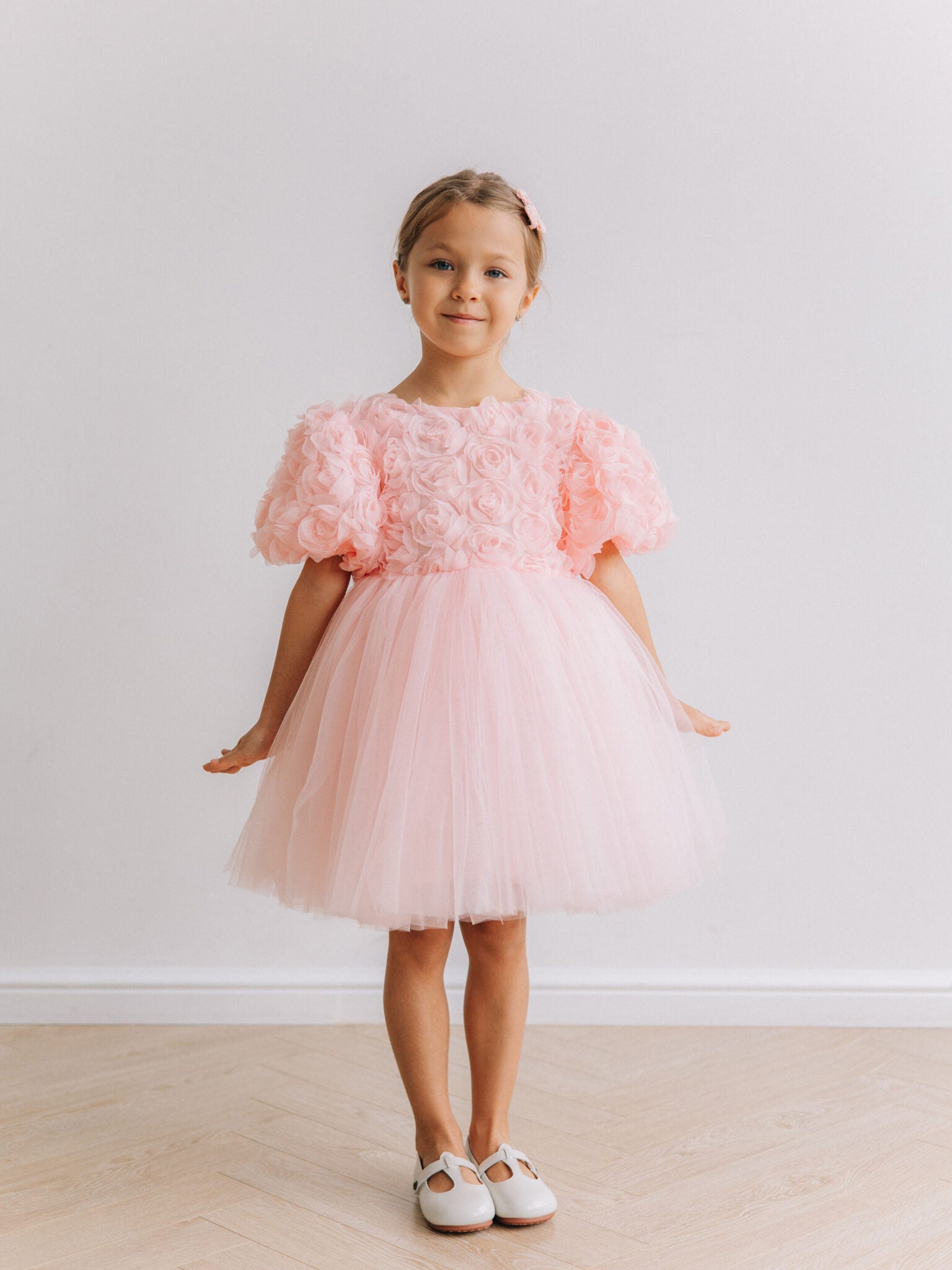 Rosetta Tulle Dress - Pink