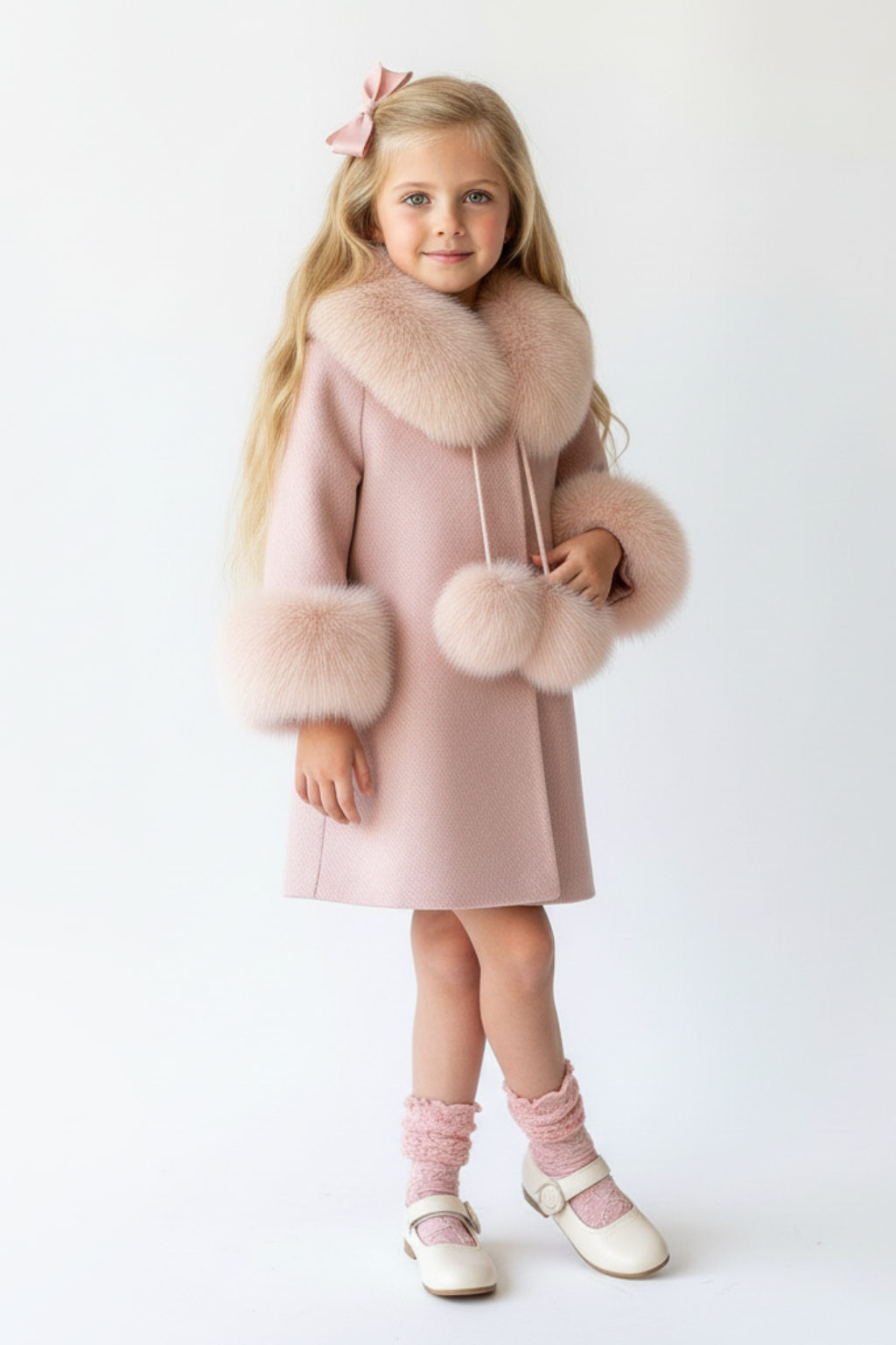 Vienna Cashmere Coat - Pink