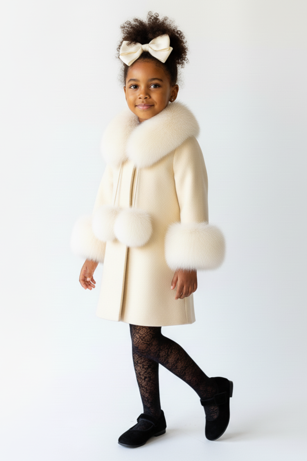 Vienna Cashmere Coat - Ivory