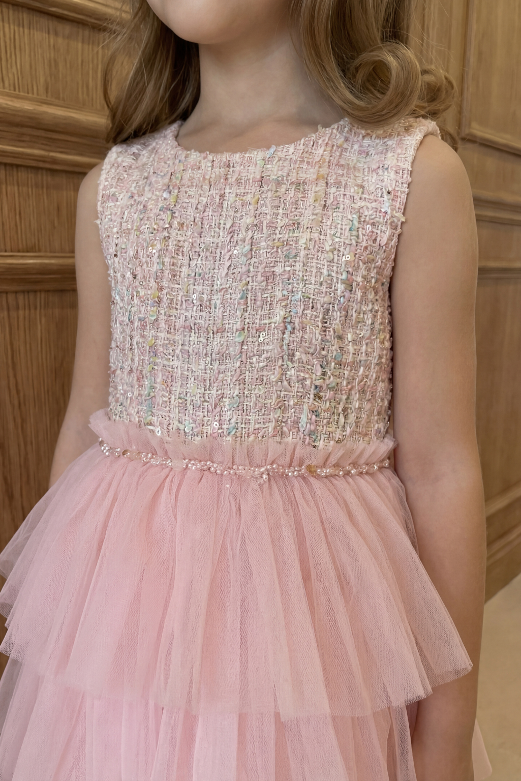 Tweed Tulle Dress & Jacket