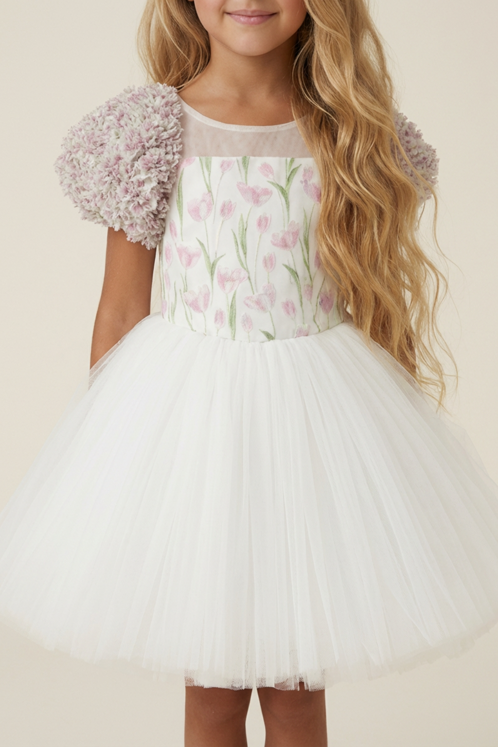 Zahra Chiffon Floral Dress