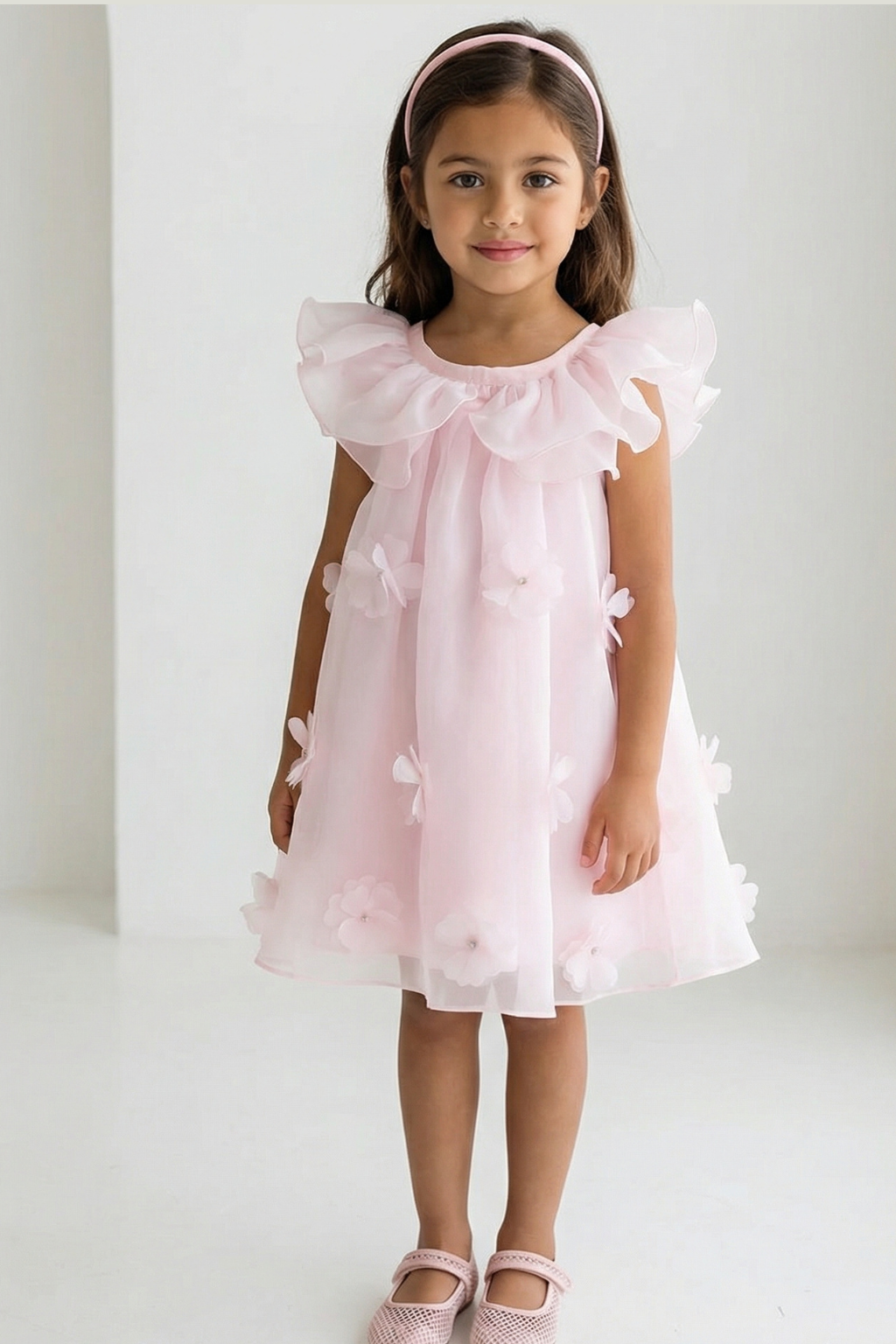 Amélie Sleevless Dress - Soft Pink