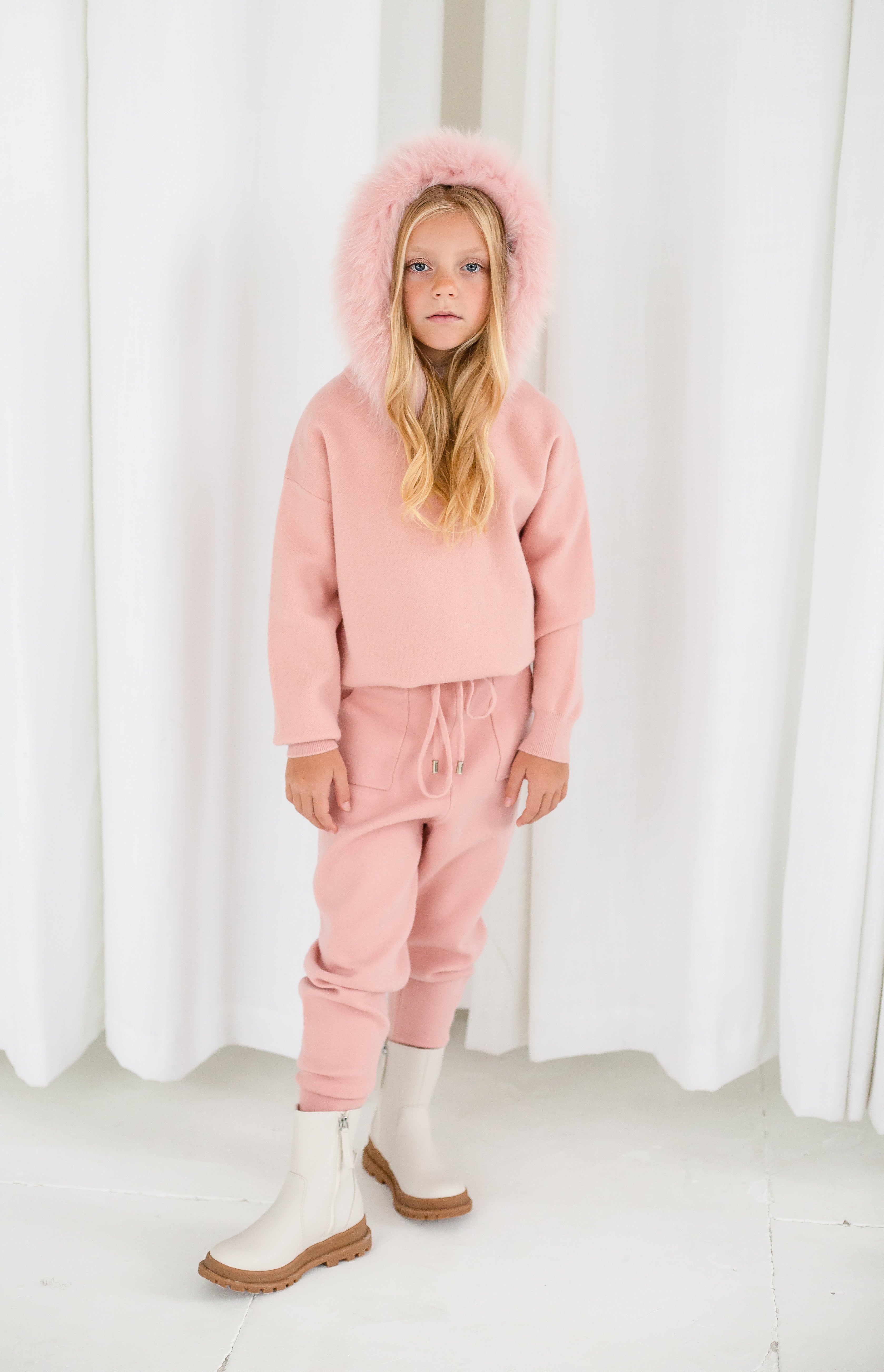 Knitted lounge suit  / Pink