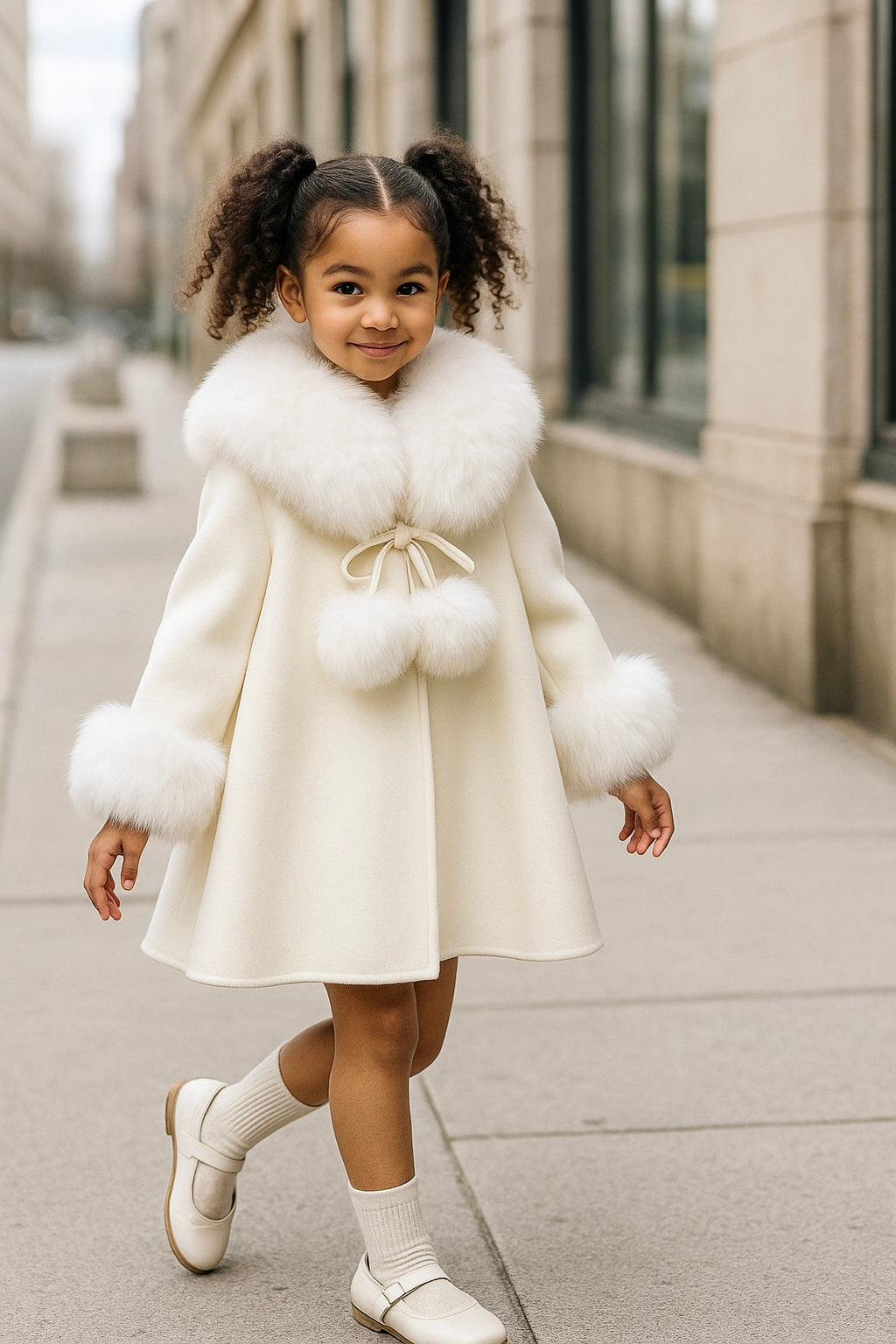 Vienna Cashmere Coat - Ivory