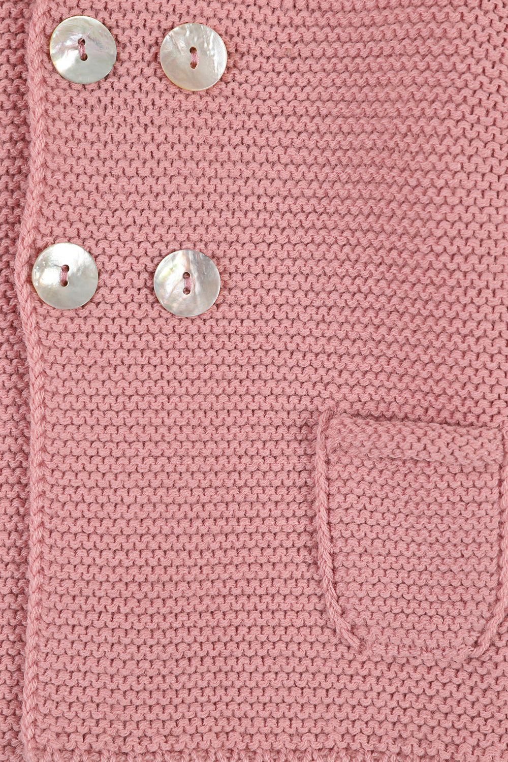 Bobble Babies knitted jacket in peony pink