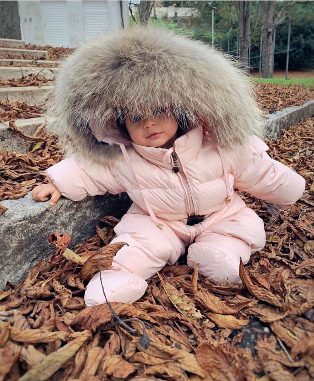 Bobble Babies Snowsuit- Candy Pink